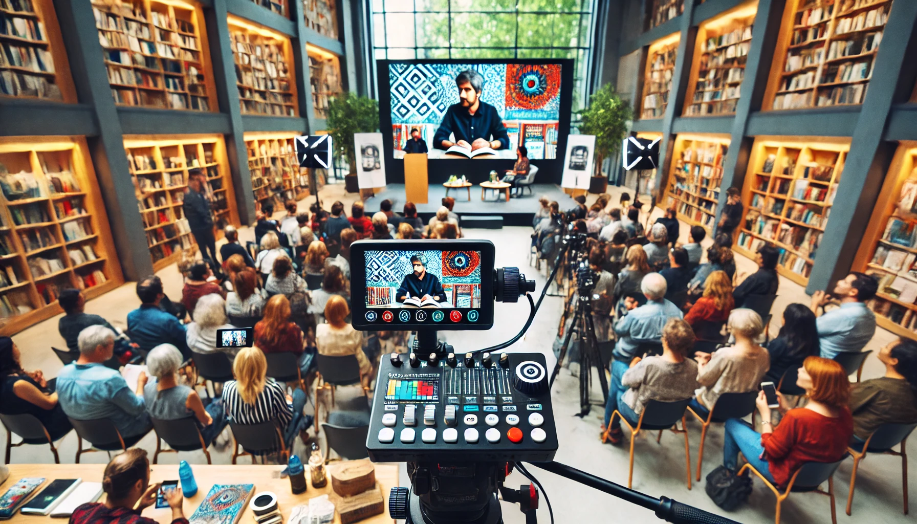 Come le Case Editrici Possono Usare un service di Regia Mobile per Eventi Letterari e Presentazioni di Libri