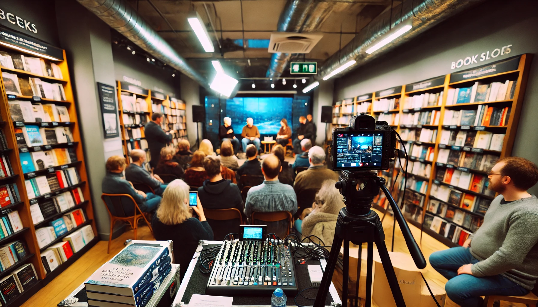 Come le Librerie Possono Utilizzare un service di Regia Mobile per Eventi con Autori